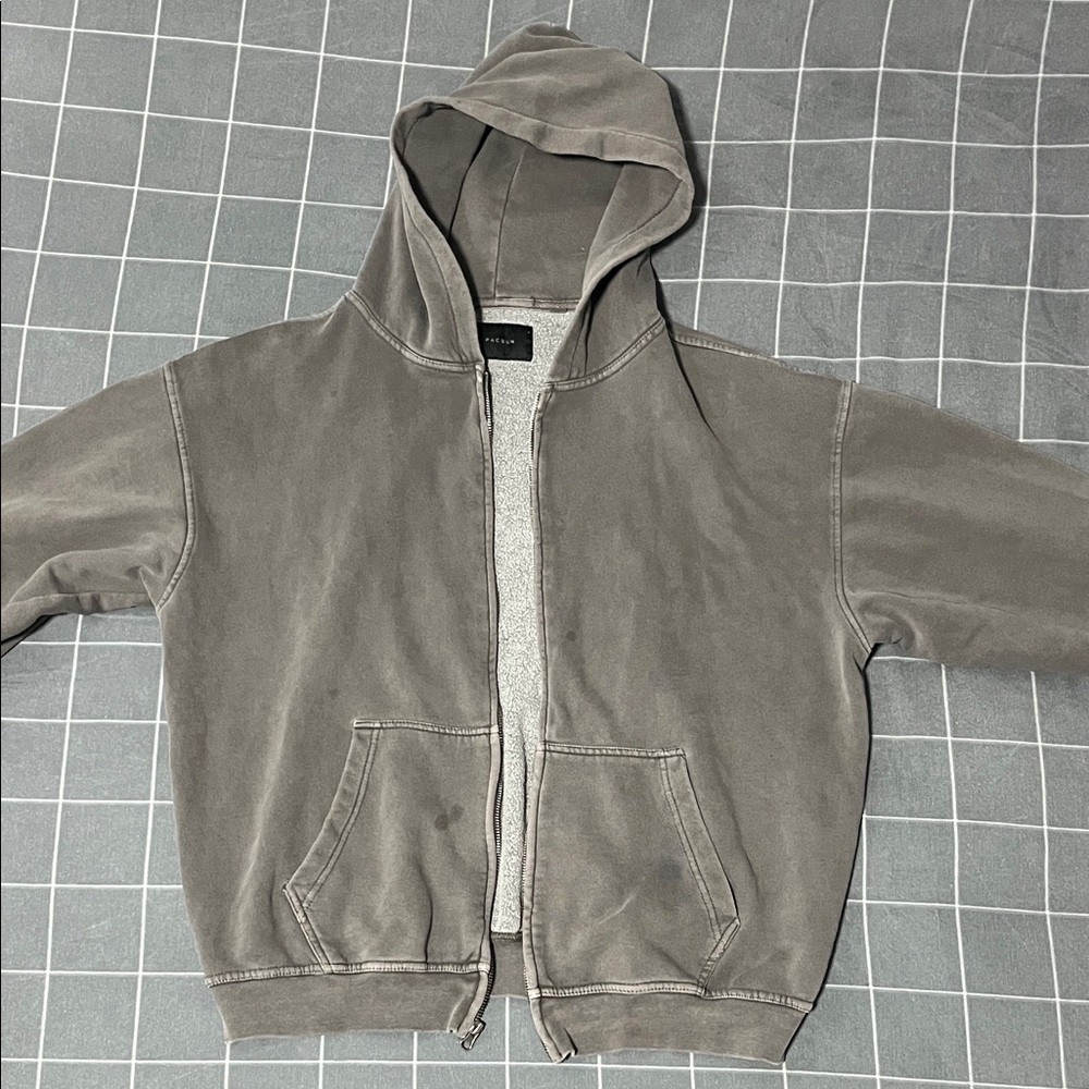 PacSun Gray Fleece-Lined Hoodie